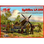 48802 Спитфайр LF.IXE с советскими пилотами и техниками ВВС