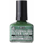 WC12 MR.WEATHERING COLOR WC12 FILTER LIQUID FACE GREEN