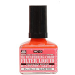 WC13 MR.WEATHERING COLOR WC13 FILTER LIQUID GLAZE RED